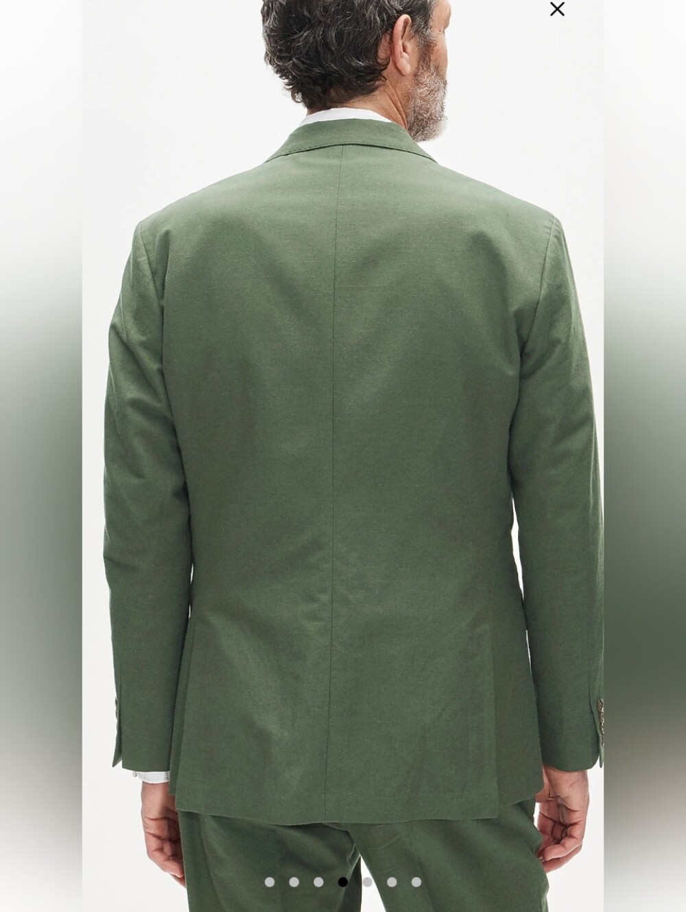 J Crew Crosby Classic-fit suit jacket in Baird McNutt Irish cotton-linen blend - Picture 3 of 13
